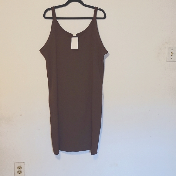 NWT H&M Brown Dress Size XXL - Picture 1 of 3